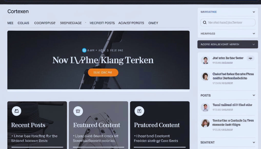 cortexen wordpress theme