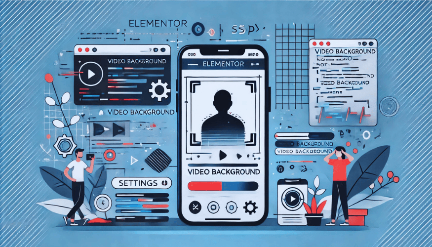 Video background not showing mobile elementor